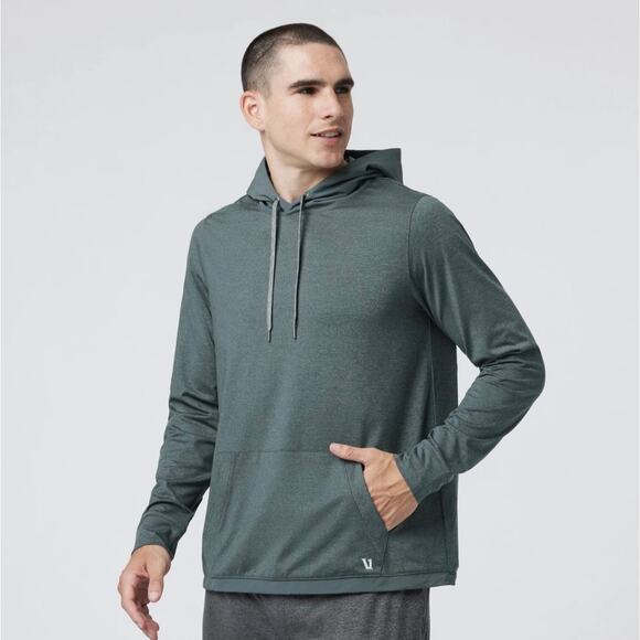 Vuori Other - Vuori Sunday Element Hoodie Kashmir Green Heathered Pullover Mens M